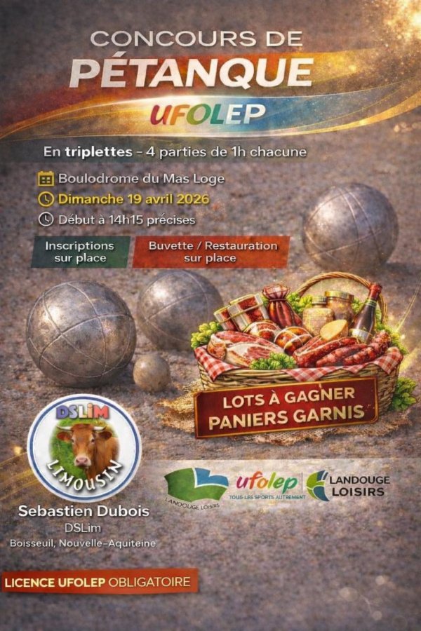 CONCOURS TRIPLETTES LANDOUGE 4 P 1H