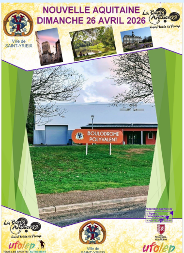 CHAMPIONNAT REGIONAL ST YRIEIX 26 AVRIL 2026